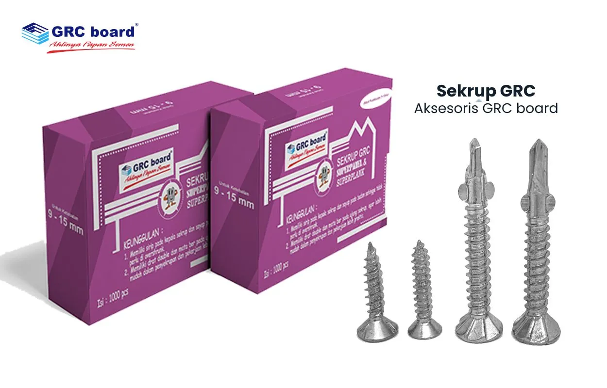 4 Tipe Sekrup GRC dan Fungsinya